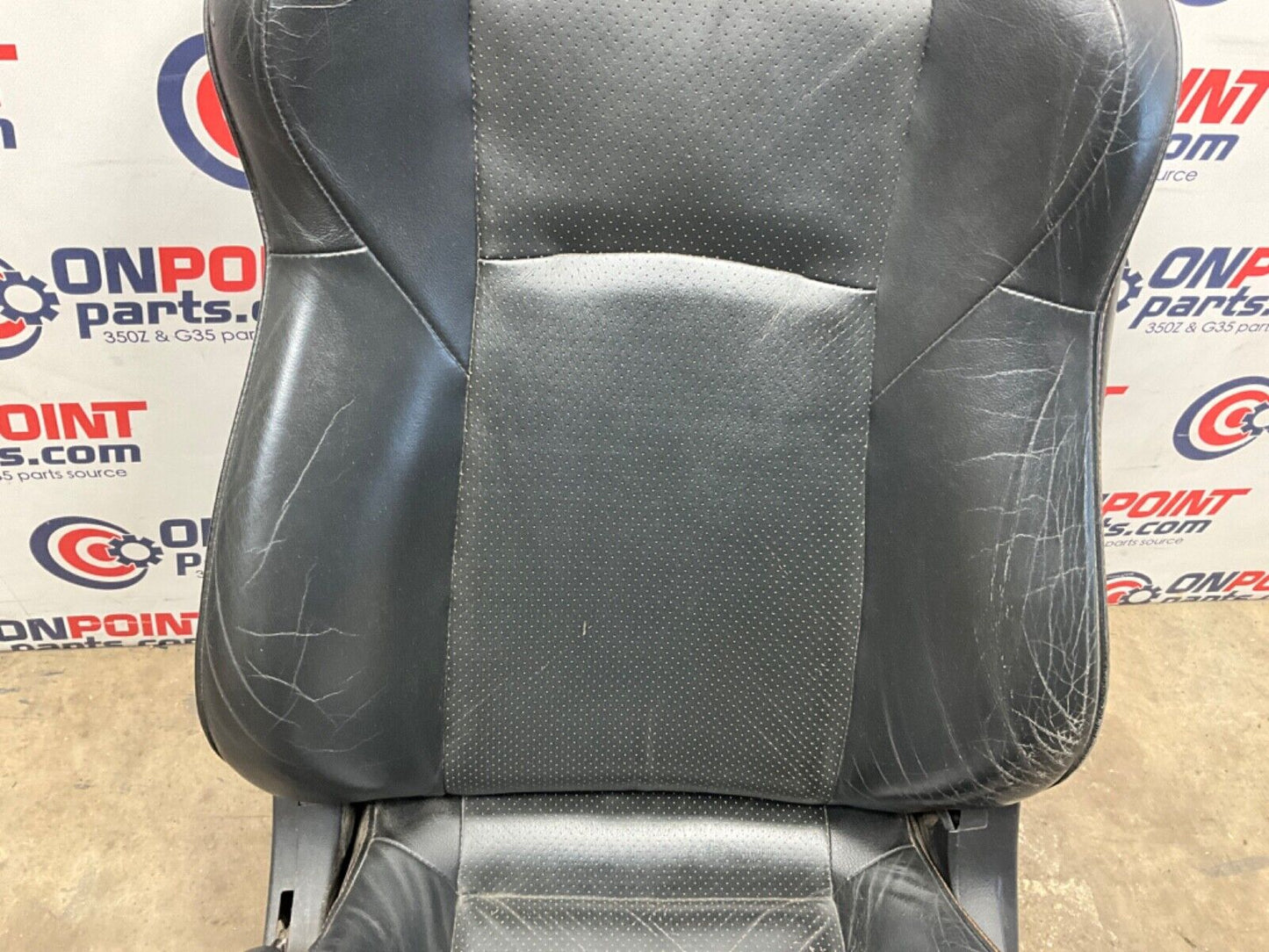 2004 Nissan Z33 350Z Driver Left Power Leather Seat with Switches OEM 22BLCF9 - On Point Parts Inc