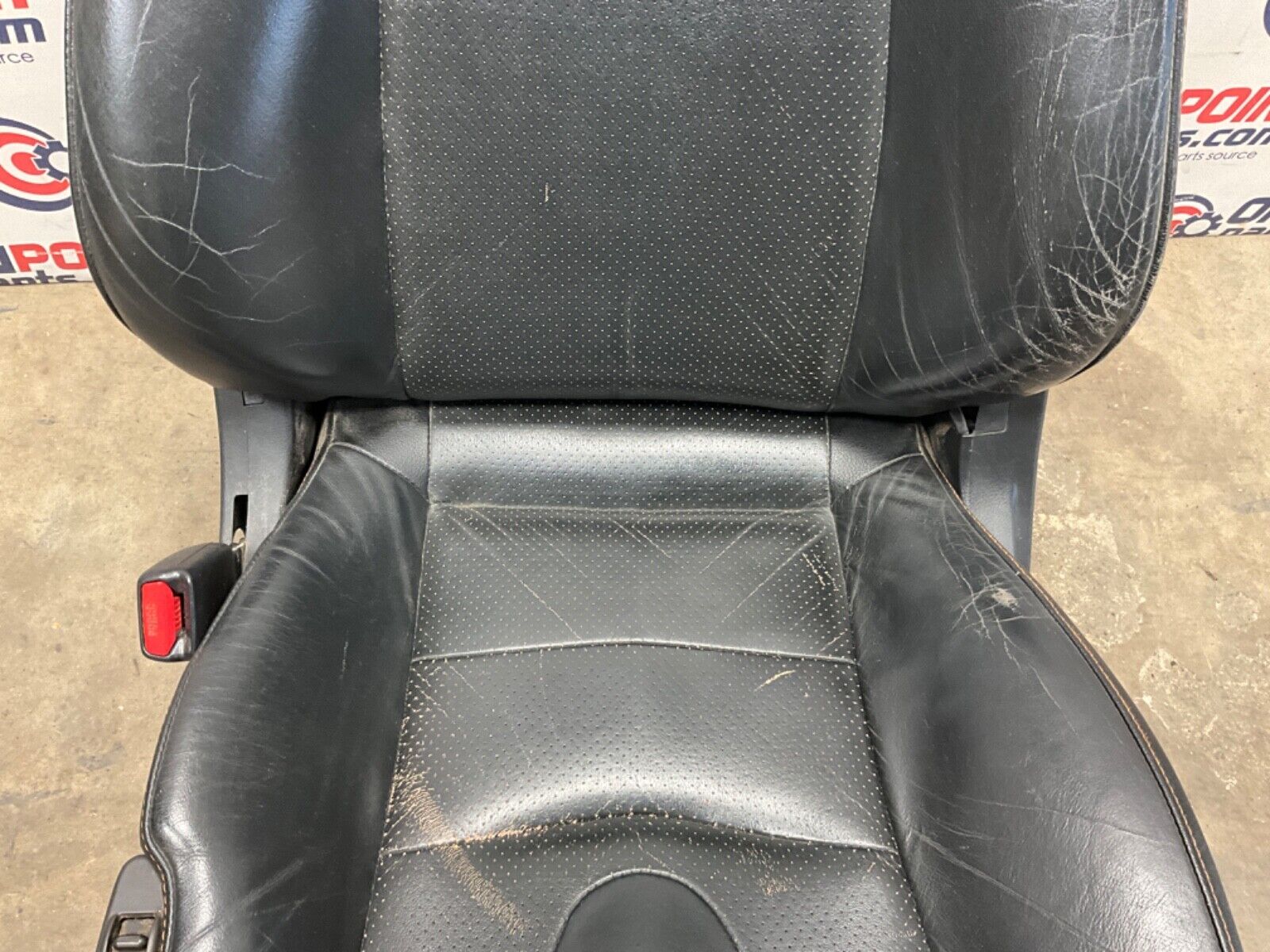 2004 Nissan Z33 350Z Driver Left Power Leather Seat with Switches OEM 22BLCF9 - On Point Parts Inc