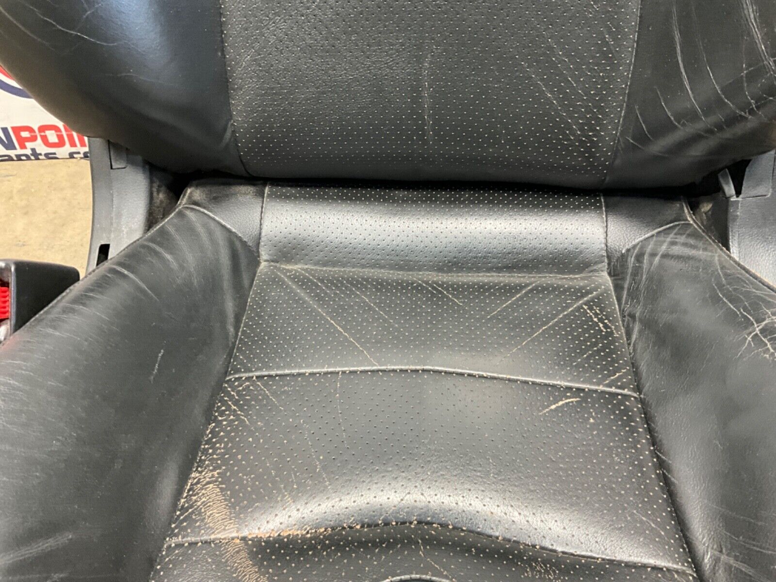 2004 Nissan Z33 350Z Driver Left Power Leather Seat with Switches OEM 22BLCF9 - On Point Parts Inc