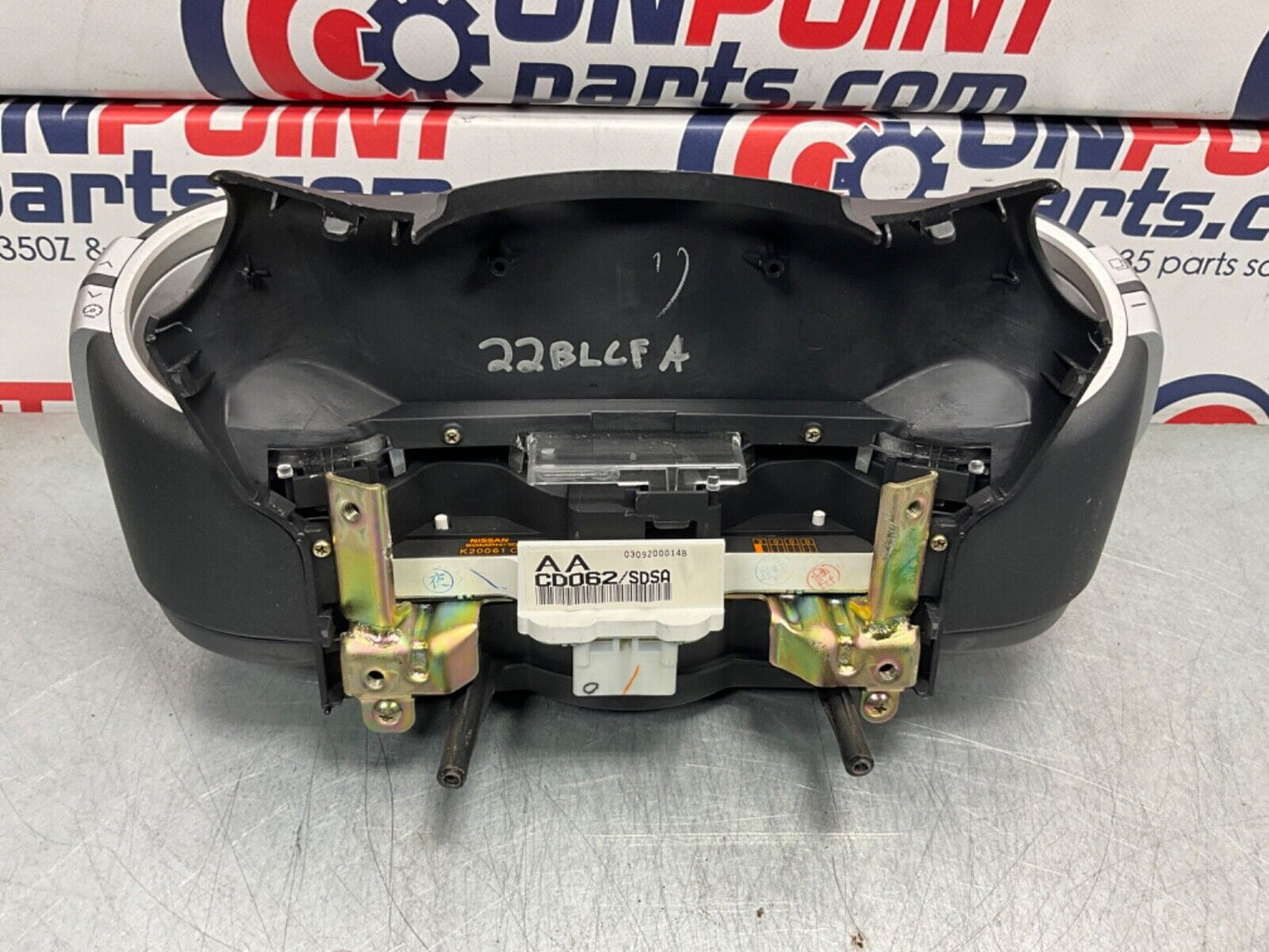 2004 Nissan Z33 350Z Speedometer Instrument Gauge Cluster 90k Manual OEM 22BLCFA - On Point Parts Inc