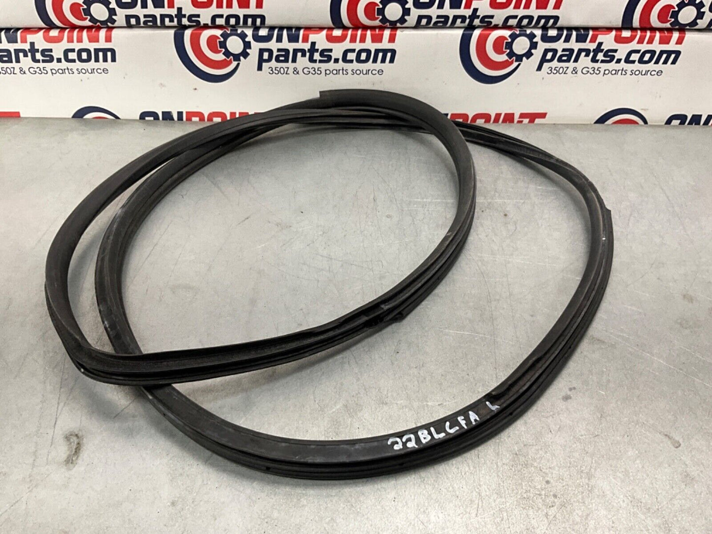 2004 Nissan Z33 350Z Driver Left Door Body Seal Weatherstrip OEM 22BLCFA - On Point Parts Inc