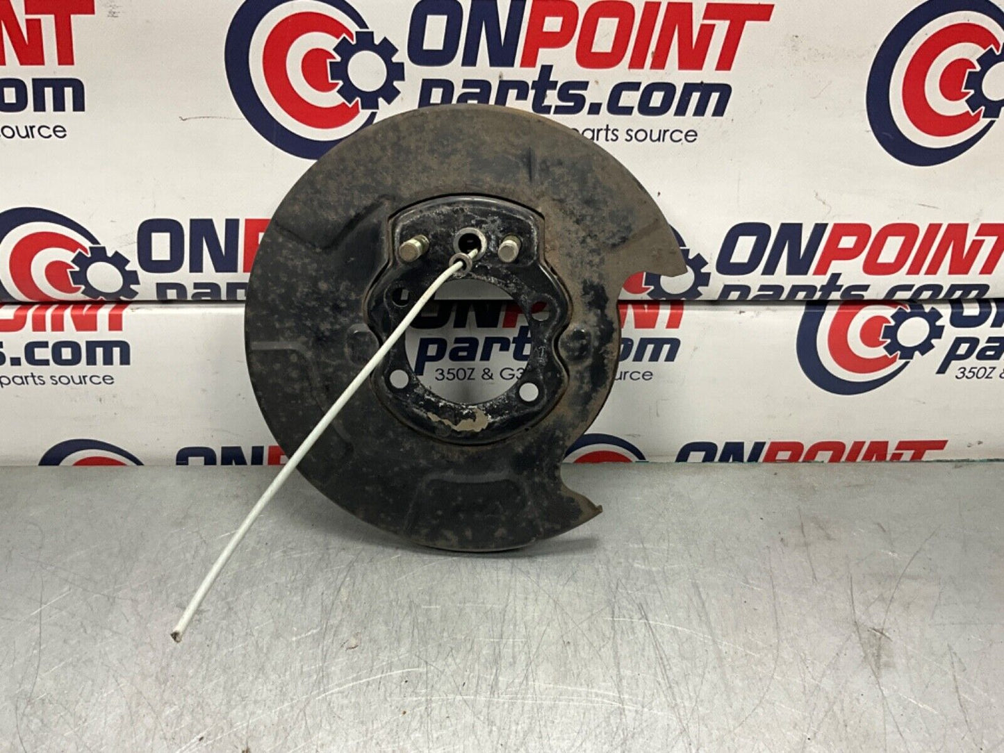 2004 Nissan Z33 350Z Passenger Right Rear Brake Dust Cover E Brake OEM 22BLCFK - On Point Parts Inc