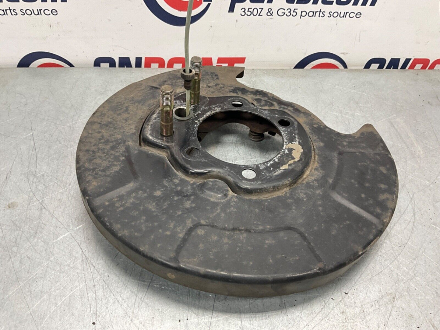2004 Nissan Z33 350Z Passenger Right Rear Brake Dust Cover E Brake OEM 22BLCFK - On Point Parts Inc