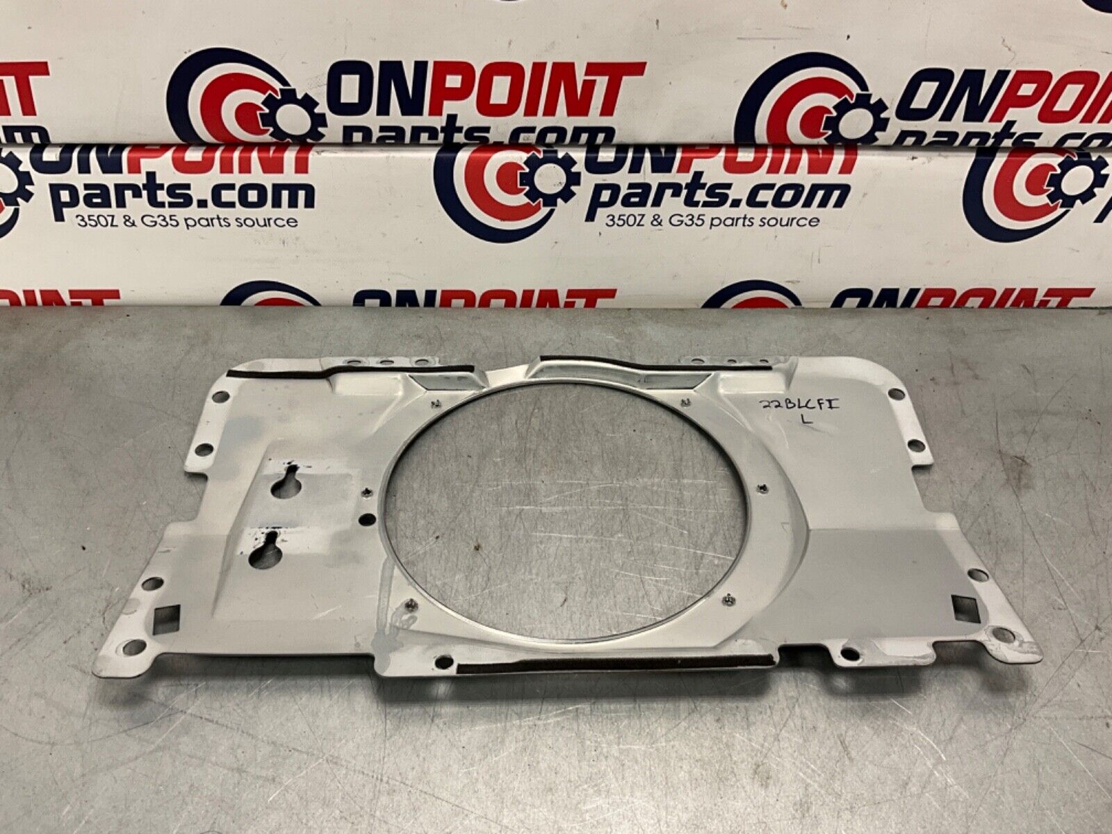 2004 Nissan Z33 350Z Driver Left Subwoofer Speaker Mount Bracket OEM 22BLCFG - On Point Parts Inc