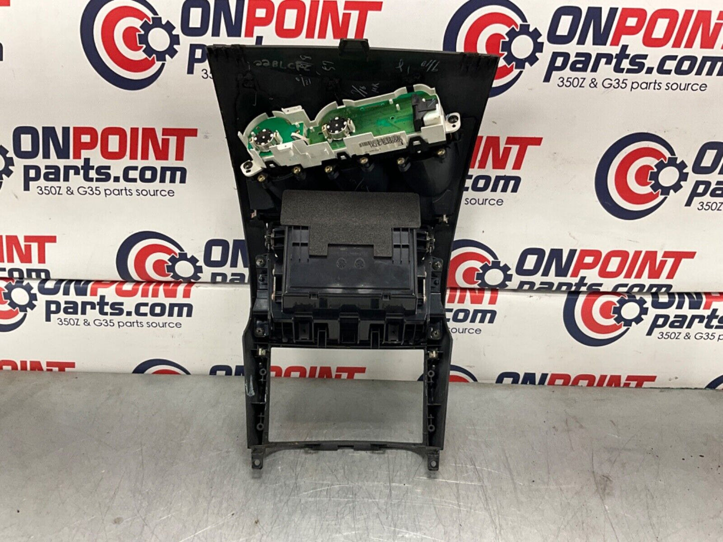 2004 Nissan Z33 350Z Center Dash Panel Storage Instrument Cluster OEM 22BLCF7 - On Point Parts Inc