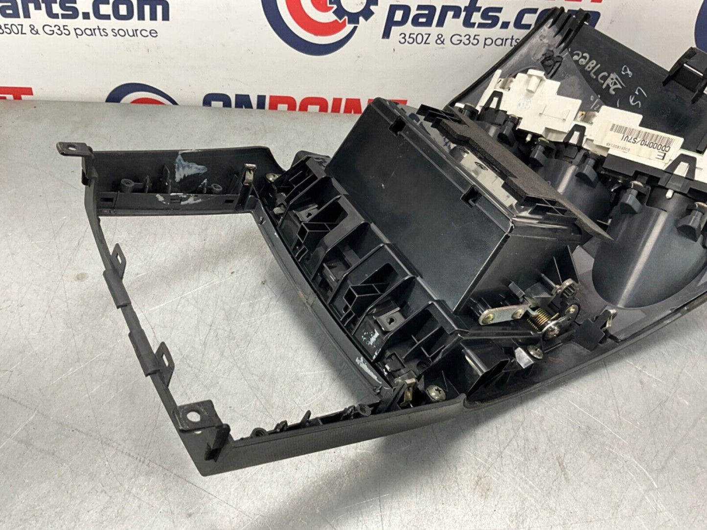 2004 Nissan Z33 350Z Center Dash Panel Storage Instrument Cluster OEM 22BLCF7 - On Point Parts Inc