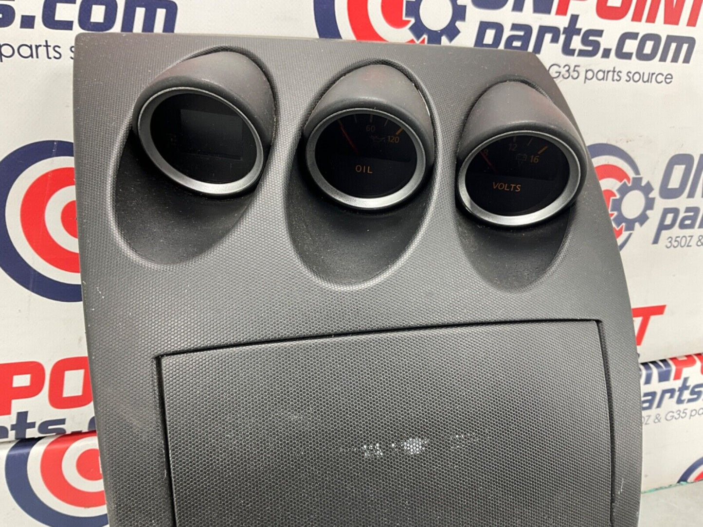 2004 Nissan Z33 350Z Center Dash Panel Storage Instrument Cluster OEM 22BLCF7 - On Point Parts Inc