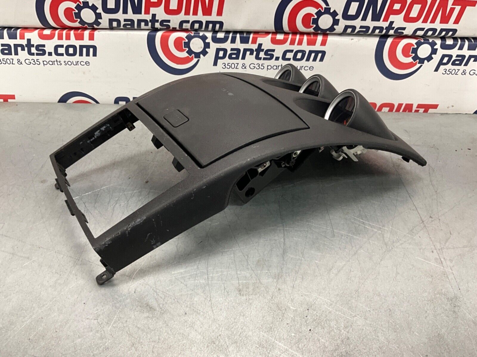 2004 Nissan Z33 350Z Center Dash Panel Storage Instrument Cluster OEM 22BLCF7 - On Point Parts Inc