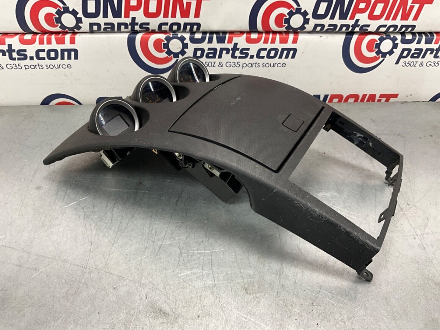 2004 Nissan Z33 350Z Center Dash Panel Storage Instrument Cluster OEM 22BLCF7 - On Point Parts Inc