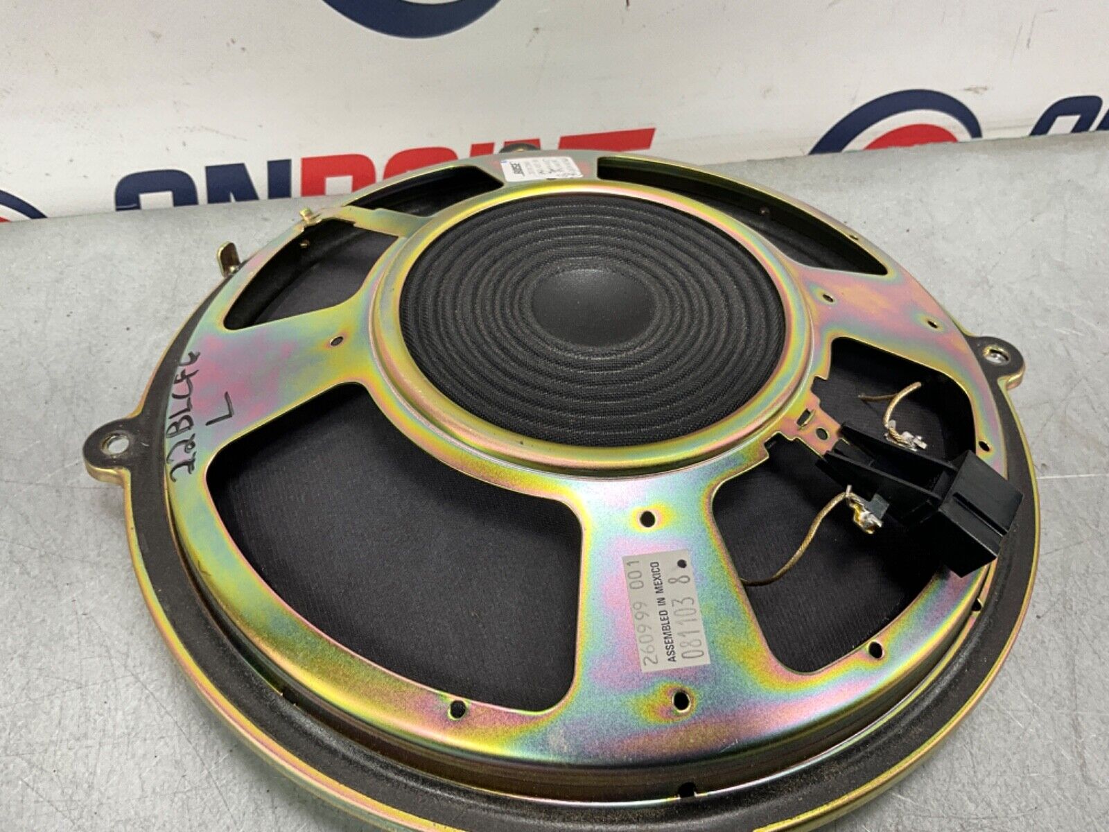 2004 Nissan Z33 350Z Bose Subwoofer Speaker 28138 OEM 22BLCFC - On Point Parts Inc