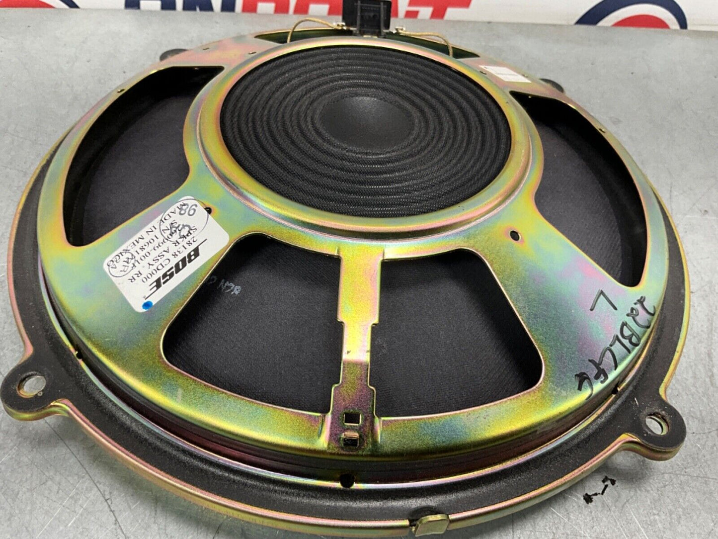 2004 Nissan Z33 350Z Bose Subwoofer Speaker 28138 OEM 22BLCFC - On Point Parts Inc
