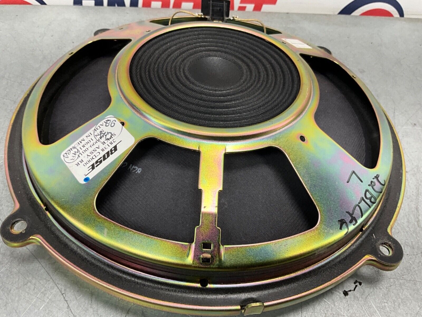 2004 Nissan Z33 350Z Bose Subwoofer Speaker 28138 OEM 22BLCFC - On Point Parts Inc