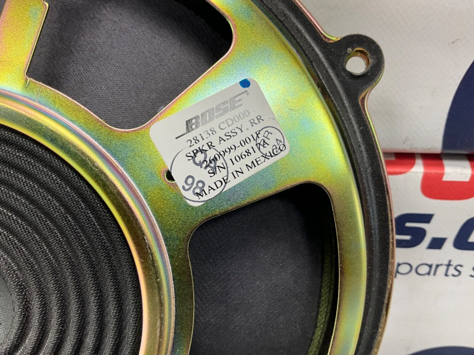 2004 Nissan Z33 350Z Bose Subwoofer Speaker 28138 OEM 22BLCFC - On Point Parts Inc