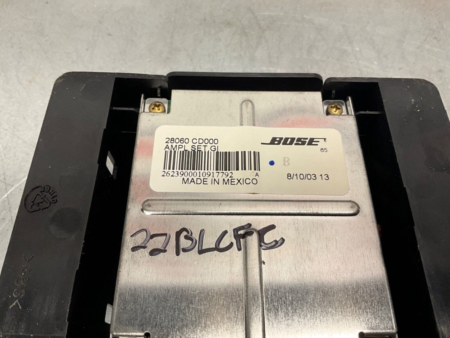 2004 Nissan Z33 350Z Bose Subwoofer Speaker Amplifier 28060 OEM 22BLCFC - On Point Parts Inc