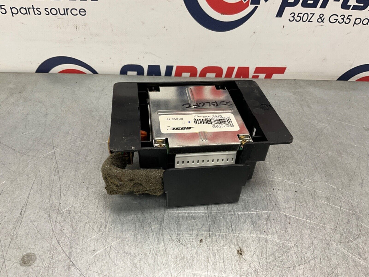2004 Nissan Z33 350Z Bose Subwoofer Speaker Amplifier 28060 OEM 22BLCFC - On Point Parts Inc