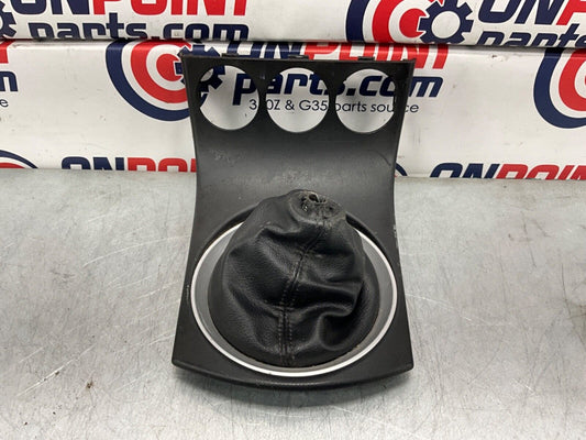 2004 Nissan Z33 350Z Manual Gear Shifter Boot Bezel Trim OEM 22BLCFC - On Point Parts Inc