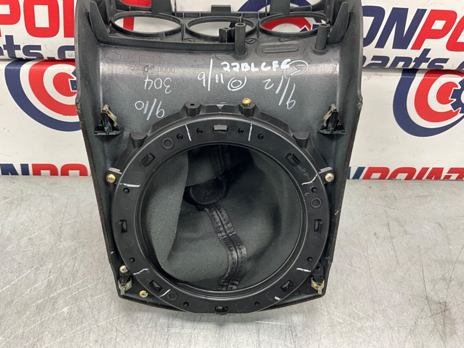 2004 Nissan Z33 350Z Manual Gear Shifter Boot Bezel Trim OEM 22BLCFC - On Point Parts Inc