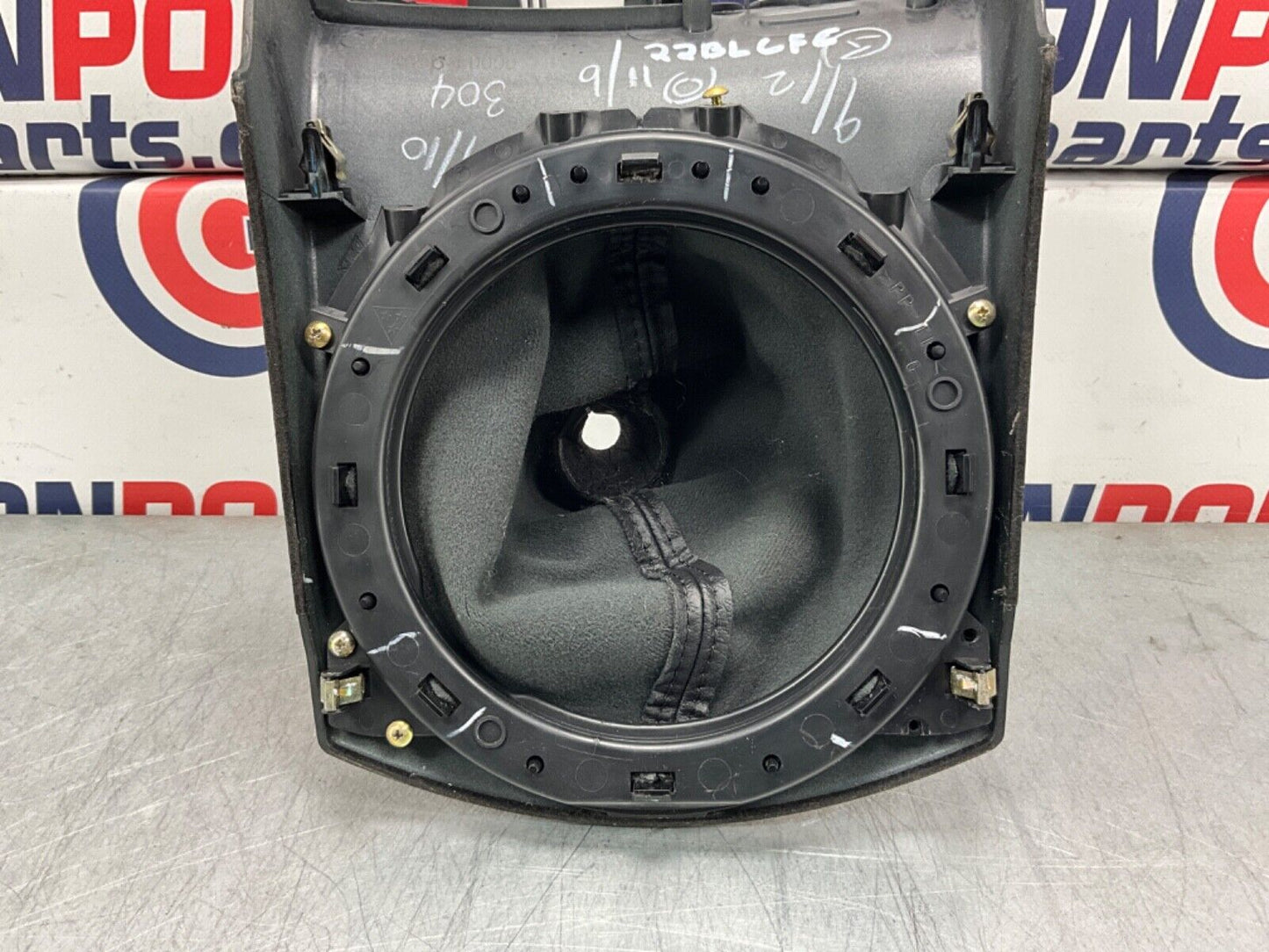 2004 Nissan Z33 350Z Manual Gear Shifter Boot Bezel Trim OEM 22BLCFC - On Point Parts Inc