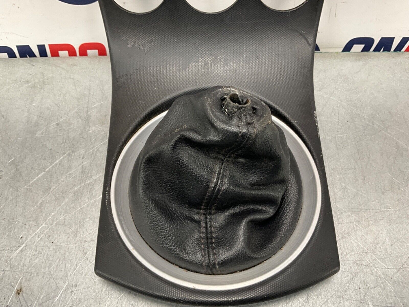 2004 Nissan Z33 350Z Manual Gear Shifter Boot Bezel Trim OEM 22BLCFC - On Point Parts Inc