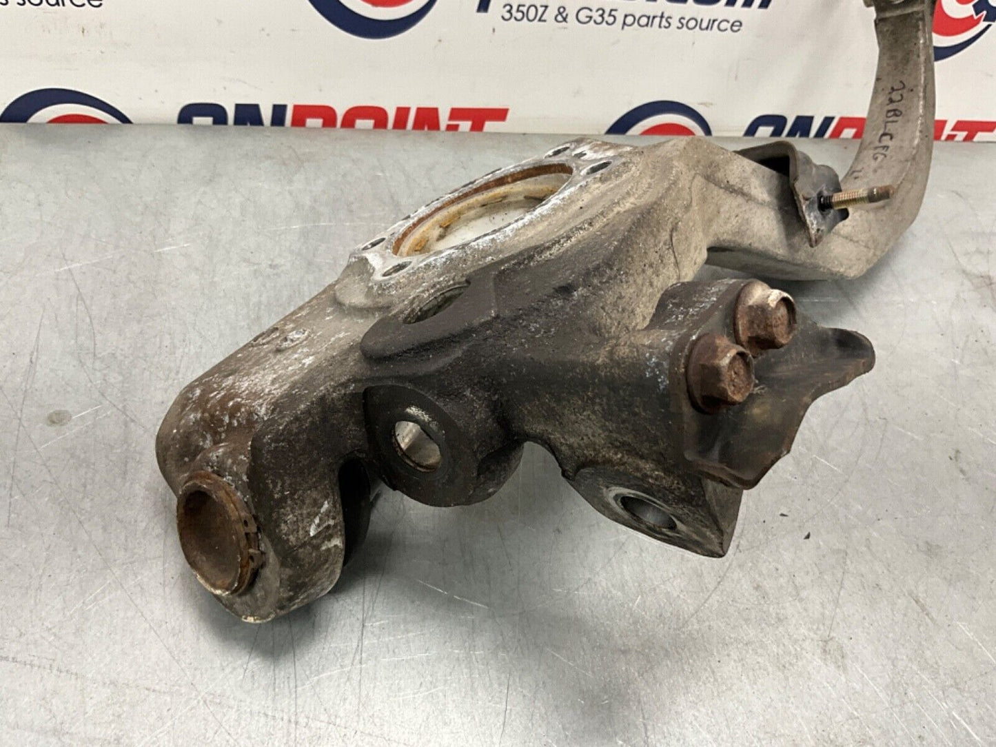 2004 Nissan Z33 350Z Driver Left Suspension Steering Knuckle Spindle OEM 22BLCFG - On Point Parts Inc
