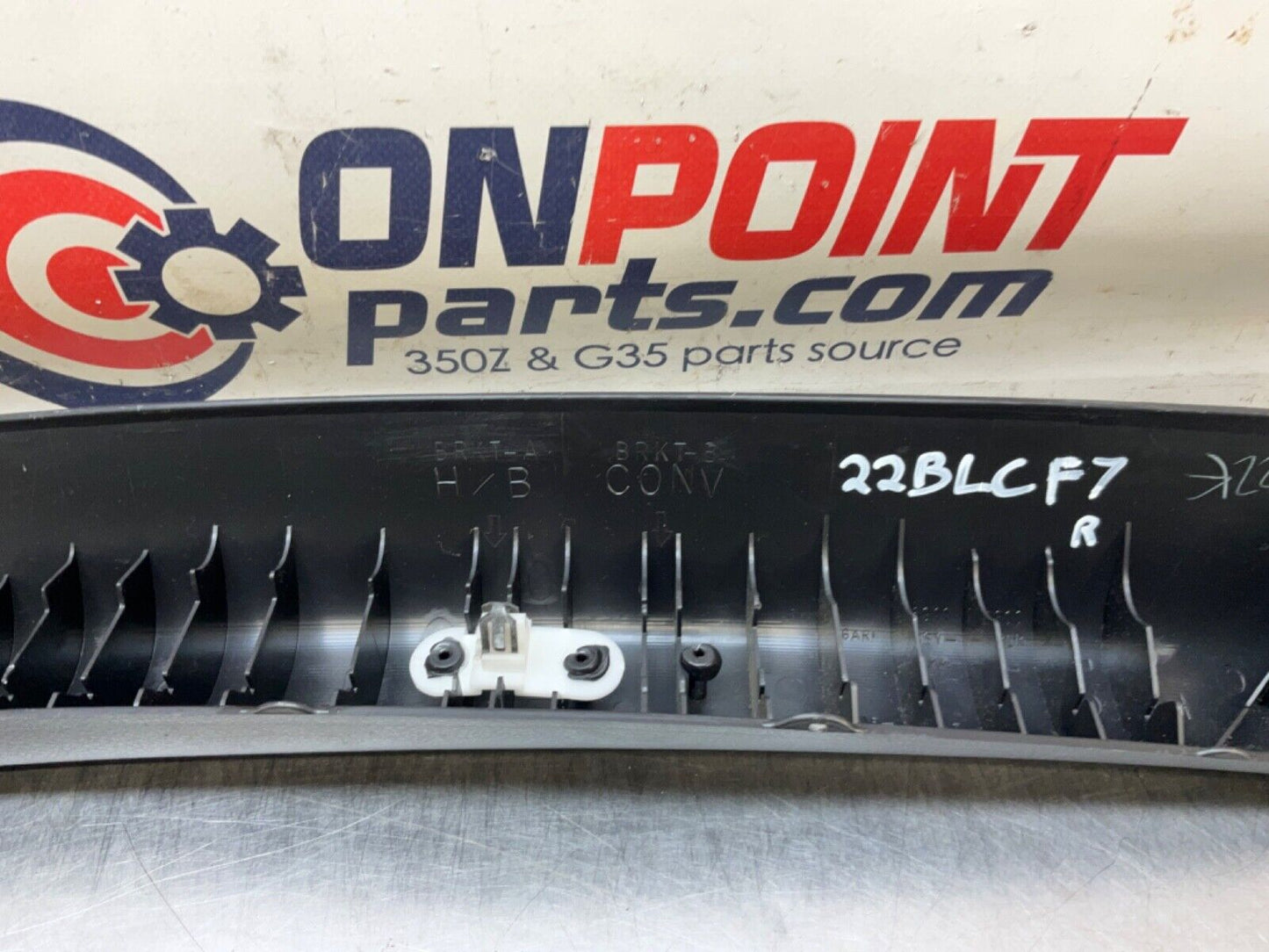 2004 Nissan Z33 350Z Passenger Right Interior A Pillar Trim 76911 OEM 22BLCF7 - On Point Parts Inc