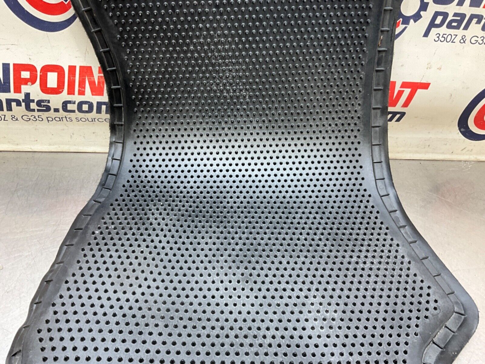 2004 Nissan 350Z Passenger Right Interior Carpet Floor Mat Z Logo OEM 22BLCF9 - On Point Parts Inc