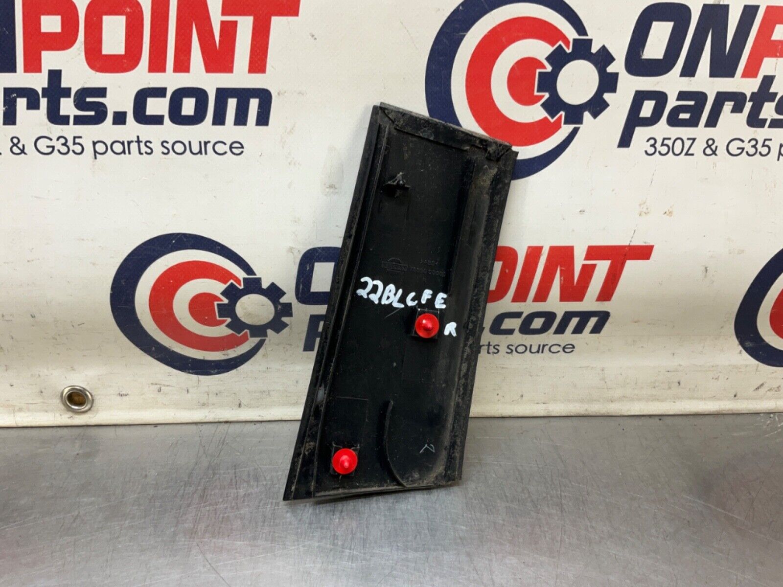 2004 Nissan Z33 350Z Passenger Right Exterior B Pillar Trim 76890 OEM 22BLCFE - On Point Parts Inc
