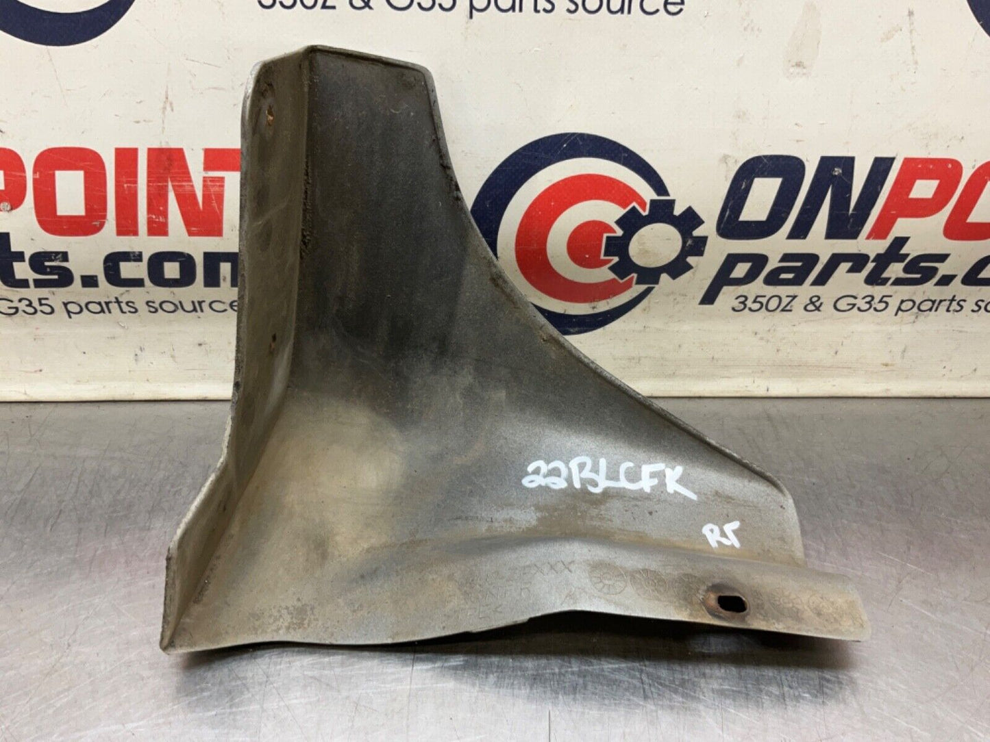 2004 Nissan Z33 350Z Passenger Right Front Mud Flap Splash Guard OEM 22BLCFK - On Point Parts Inc