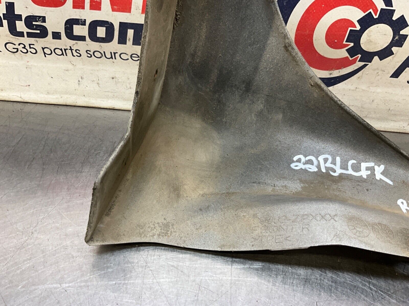 2004 Nissan Z33 350Z Passenger Right Front Mud Flap Splash Guard OEM 22BLCFK - On Point Parts Inc