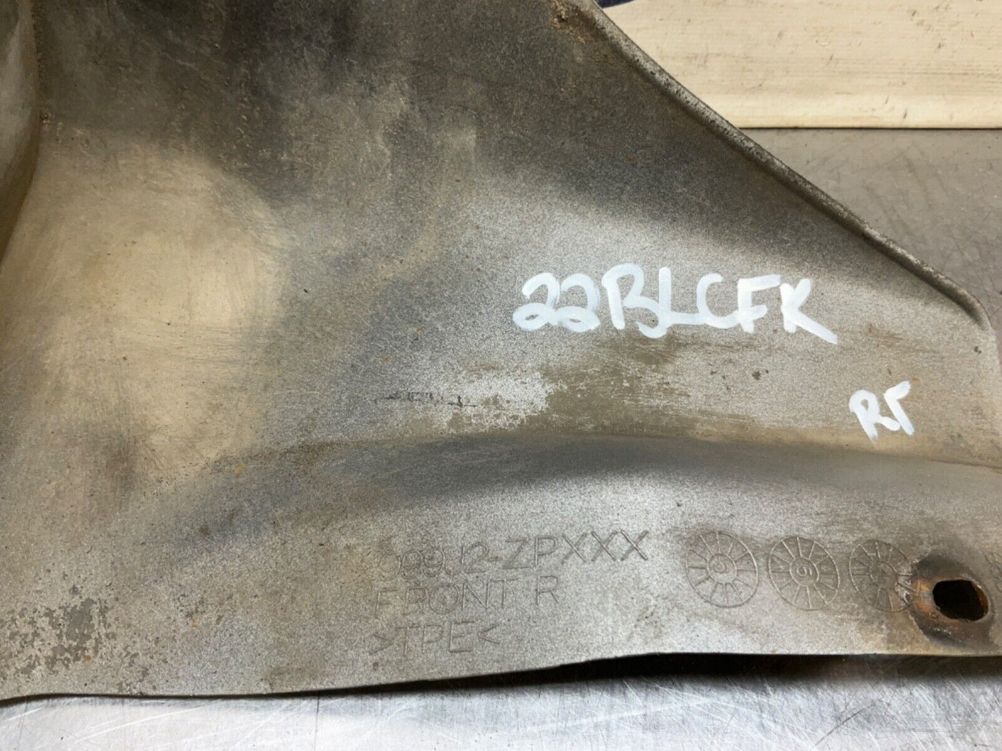 2004 Nissan Z33 350Z Passenger Right Front Mud Flap Splash Guard OEM 22BLCFK - On Point Parts Inc