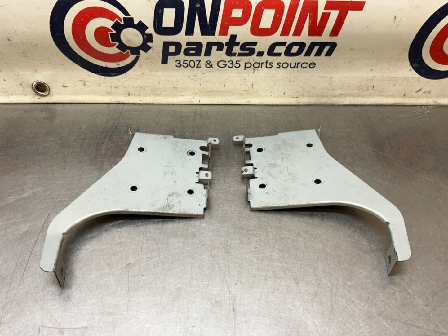 2004 Nissan Z33 350Z Double DIN Radio Mount Brackets OEM 22BLCFC - On Point Parts Inc