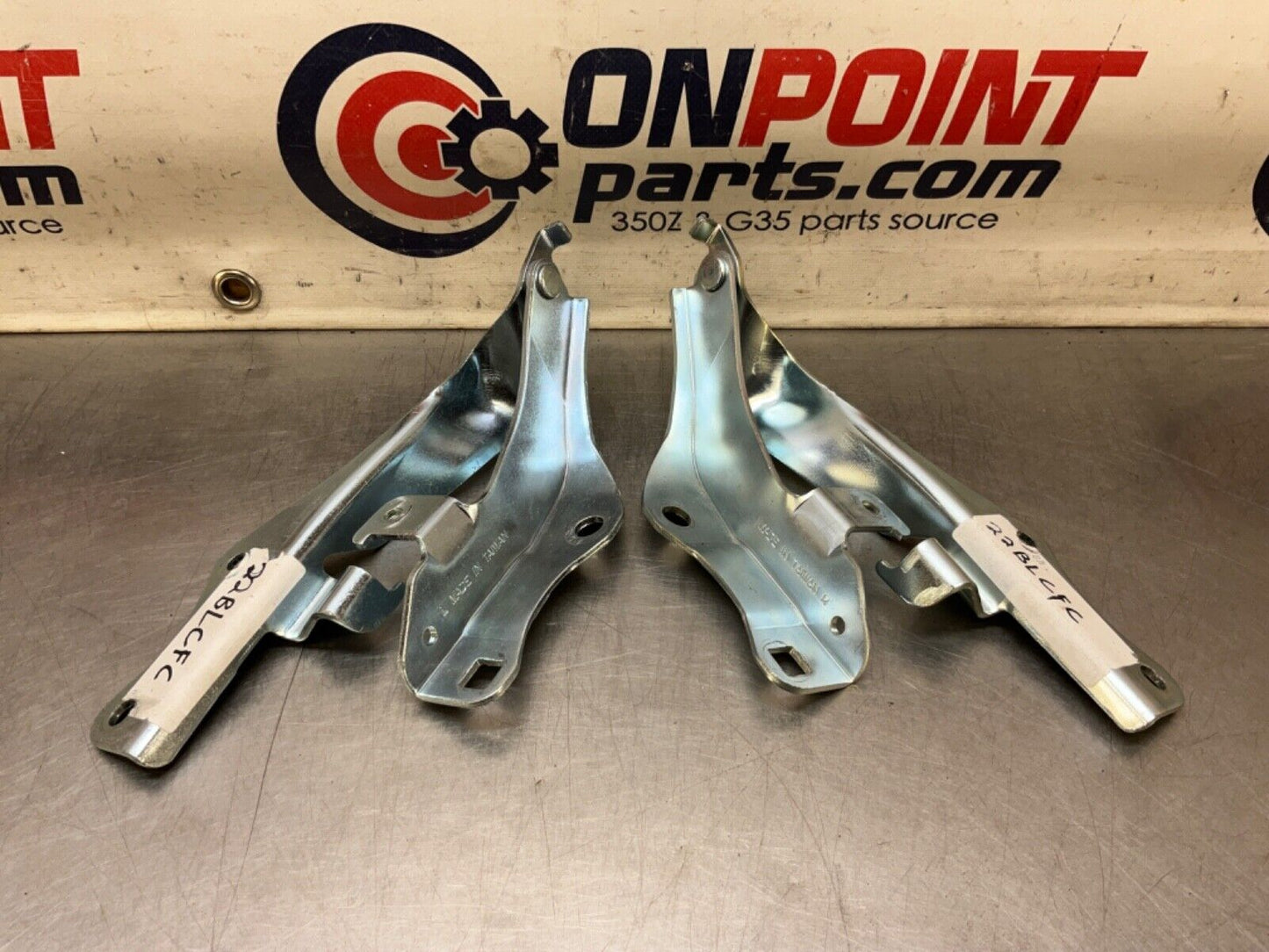 2004 Nissan Z33 350Z Hood Hinges 22BLCFC - On Point Parts Inc
