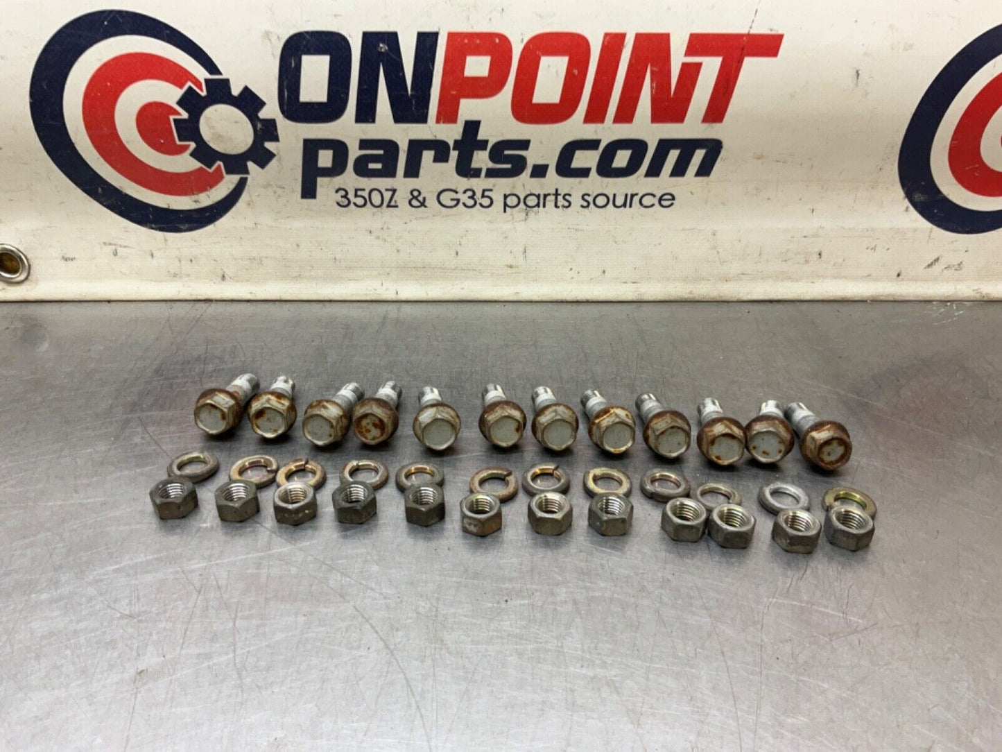 2004 Nissan Z33 350Z Rear Axle to Differential Bolts Hardware OEM 22BLCFC - On Point Parts Inc