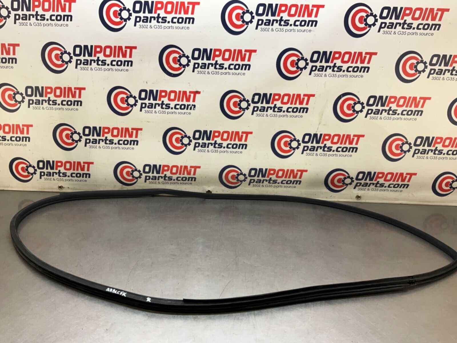 2004 Nissan Z33 350Z Passenger Right Inner Body Door Seal OEM 22BLCFK - On Point Parts Inc