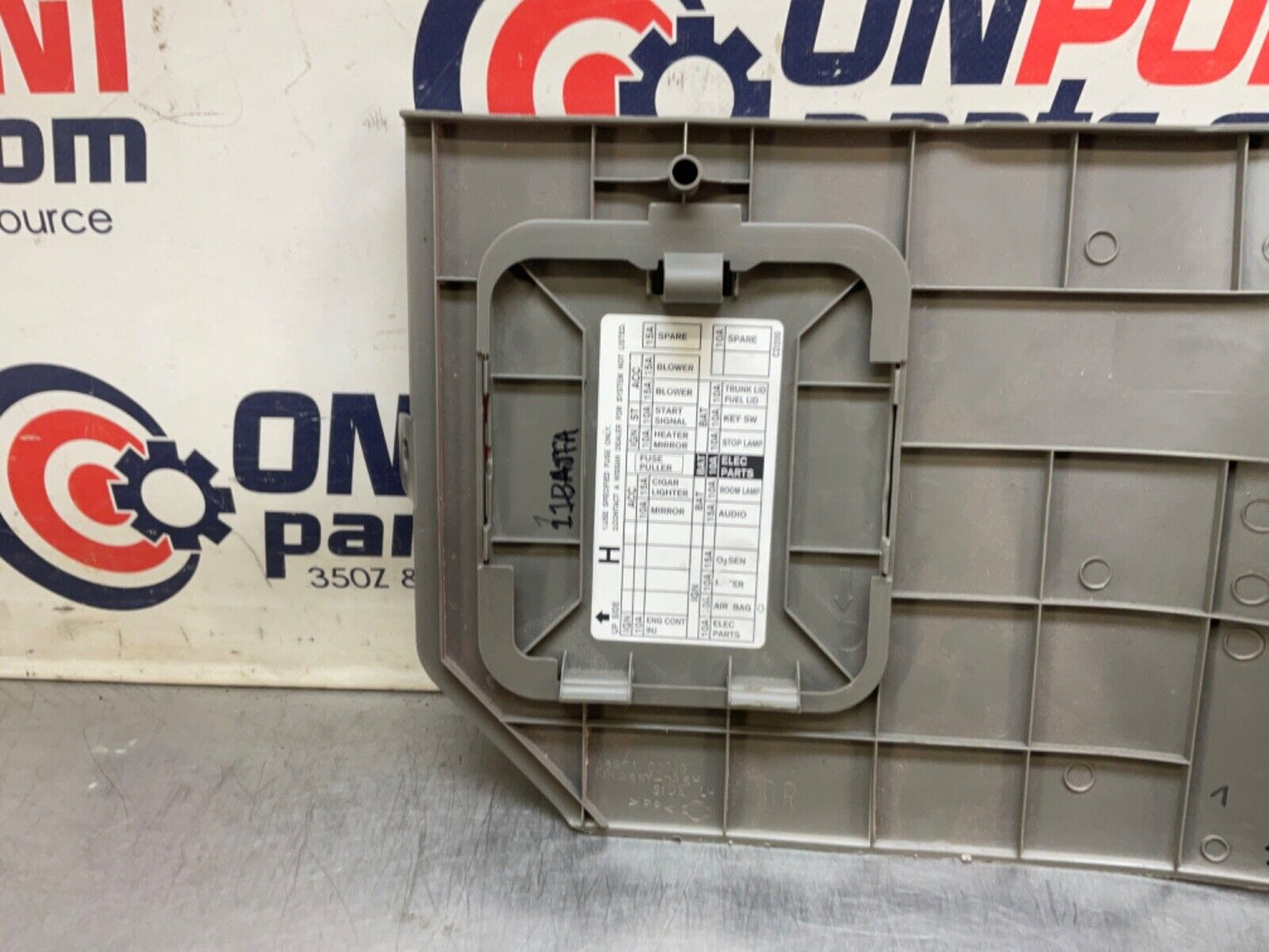 2004 Nissan Z33 350Z Driver Left Small Fuse Panel Cover 66901 OEM 11BAJFA - On Point Parts Inc