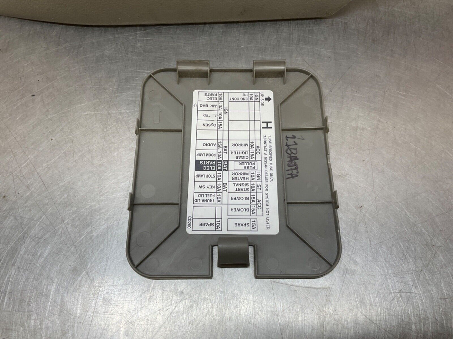 2004 Nissan Z33 350Z Driver Left Small Fuse Panel Cover 66901 OEM 11BAJFA - On Point Parts Inc