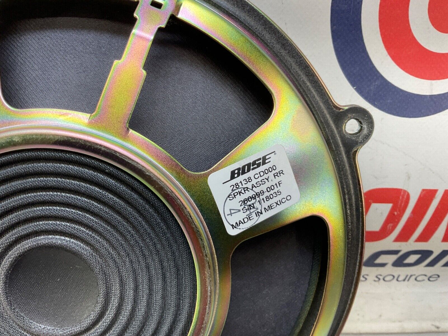 2004 Nissan Z33 350Z Bose Subwoofer Speaker 28138 OEM 11BAJFA - On Point Parts Inc