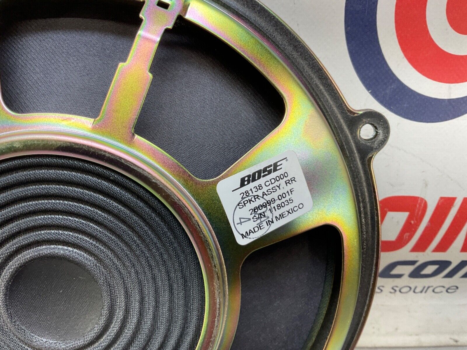 2004 Nissan Z33 350Z Bose Subwoofer Speaker 28138 OEM 11BAJFA - On Point Parts Inc