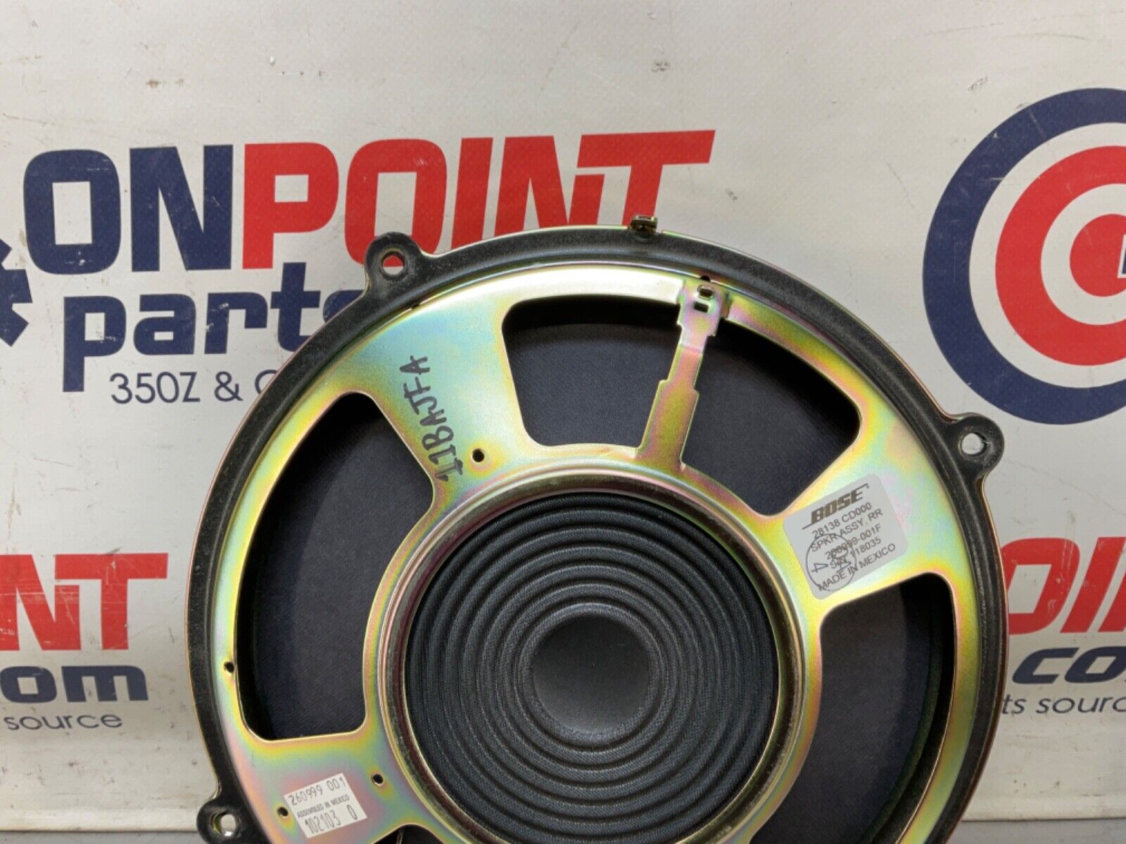 2004 Nissan Z33 350Z Bose Subwoofer Speaker 28138 OEM 11BAJFA - On Point Parts Inc
