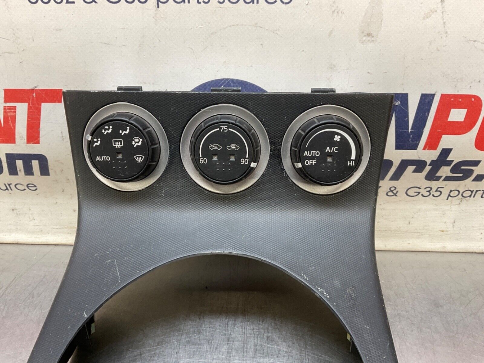 2004NissanZ33 350ZAutomatic Gear Shifter Bezel with Climate Controls OEM 11BAJFC - On Point Parts Inc