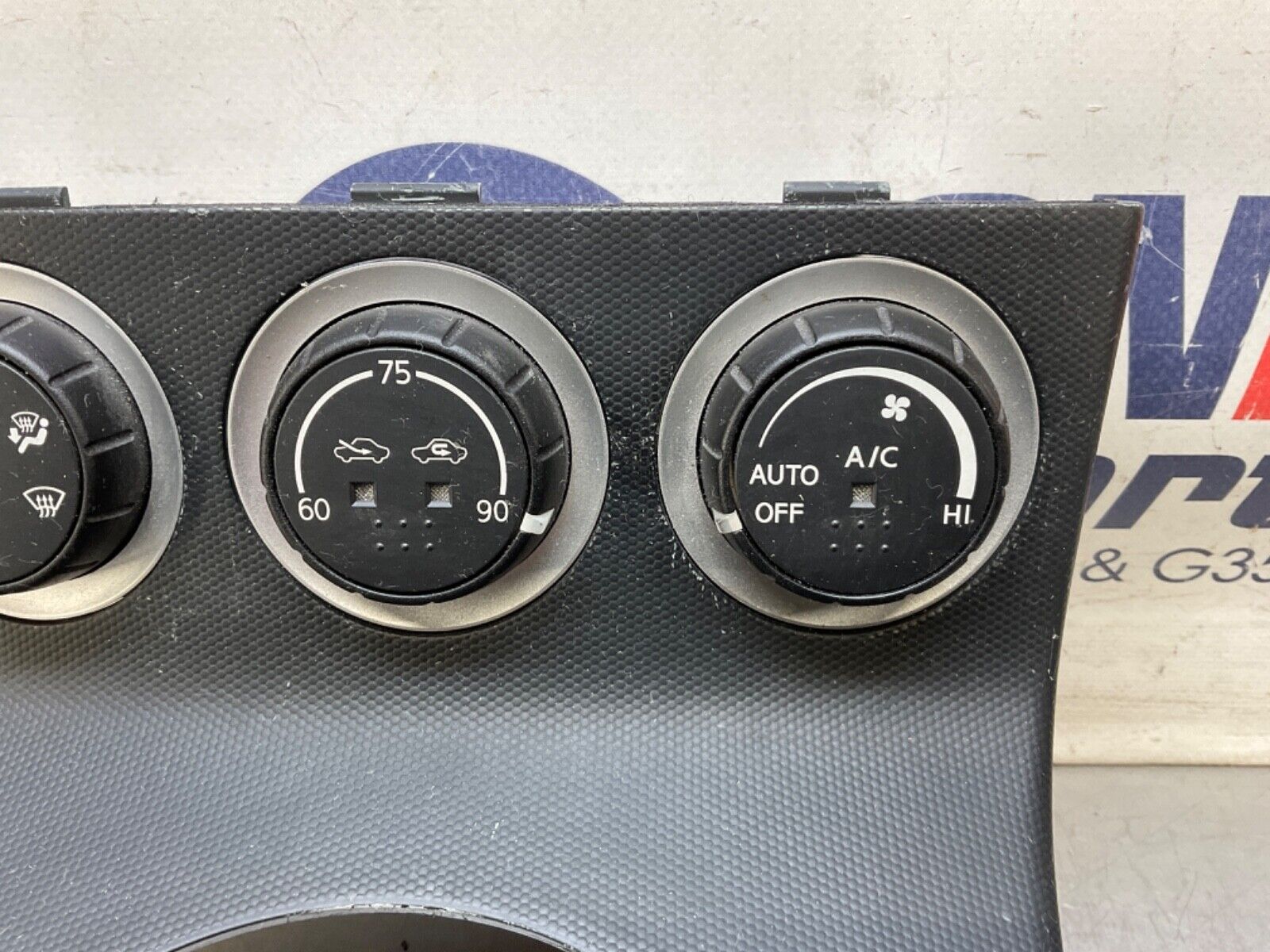 2004NissanZ33 350ZAutomatic Gear Shifter Bezel with Climate Controls OEM 11BAJFC - On Point Parts Inc