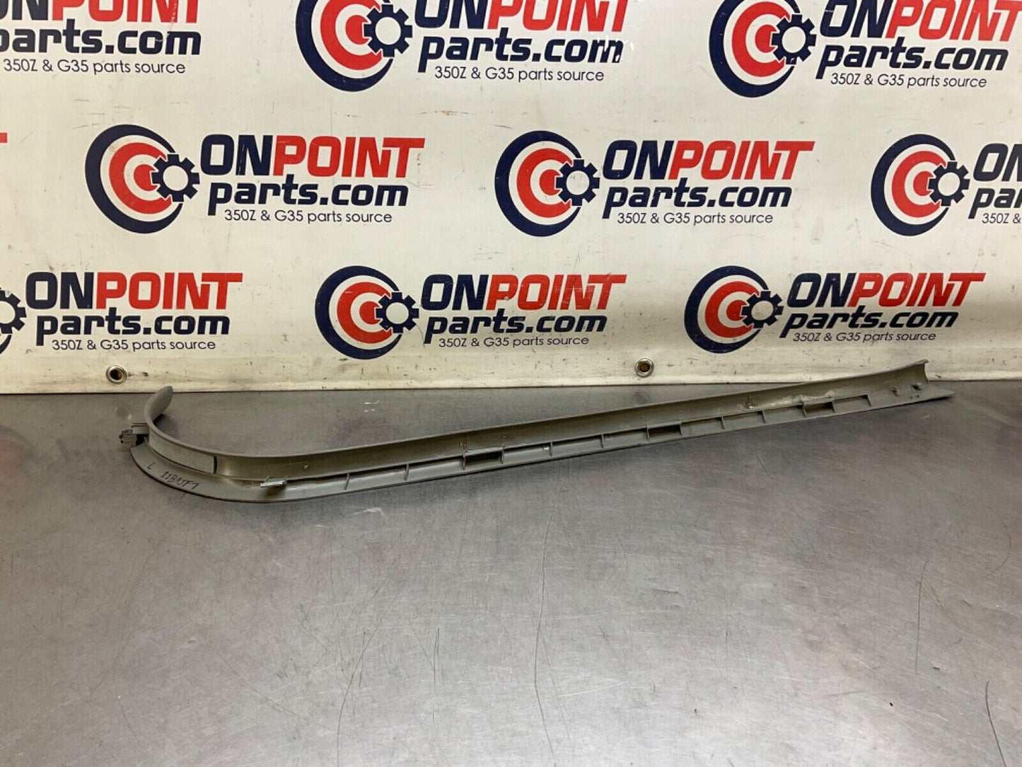 2004 Nissan Z33 350Z Driver Left Door Threshold Sill Trim 769B5 OEM 11BAJF7 - On Point Parts Inc