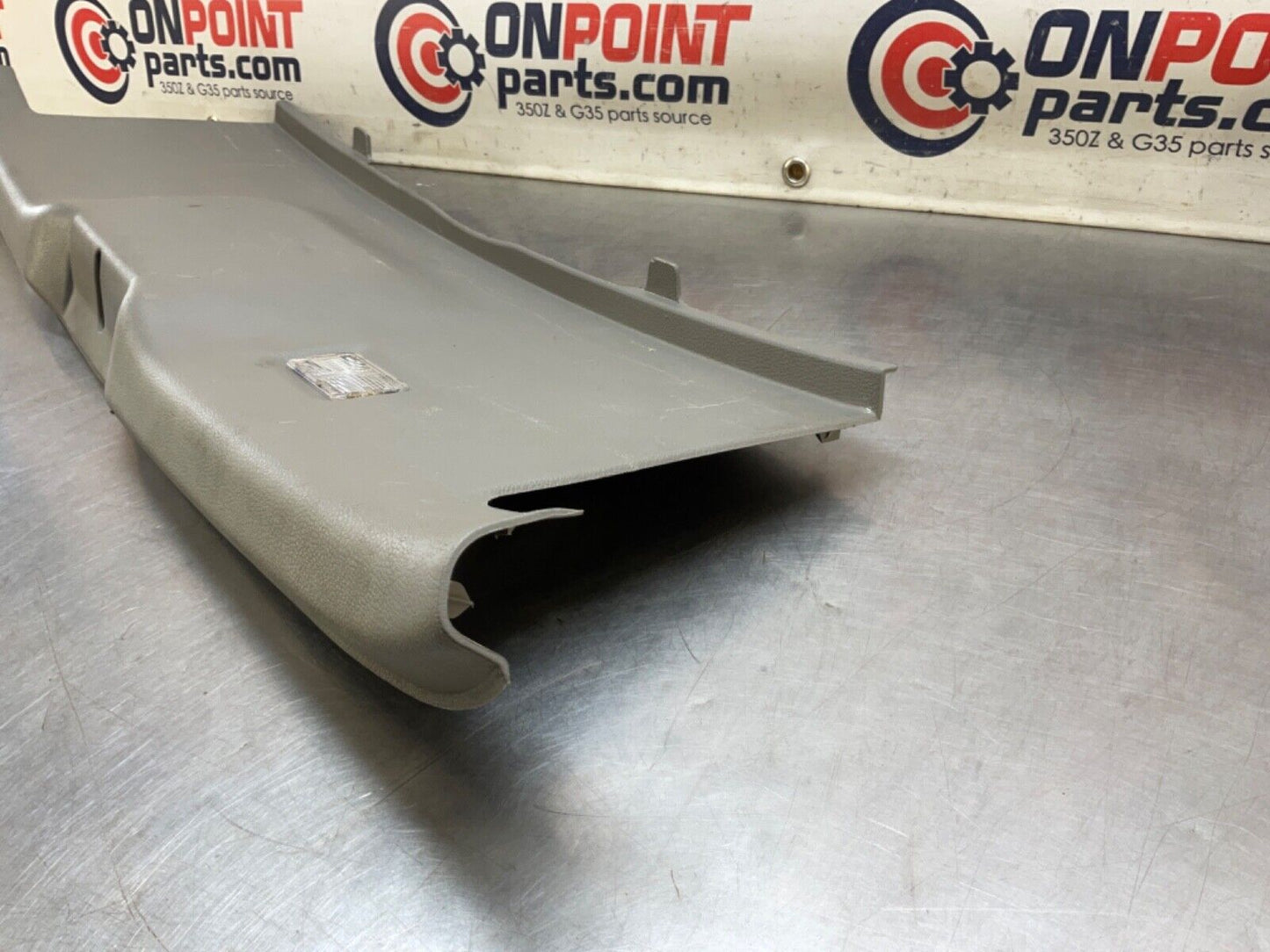 2004 Nissan Z33 350Z Trunk Latch Cover Panel OEM 11BAJF7 - On Point Parts Inc