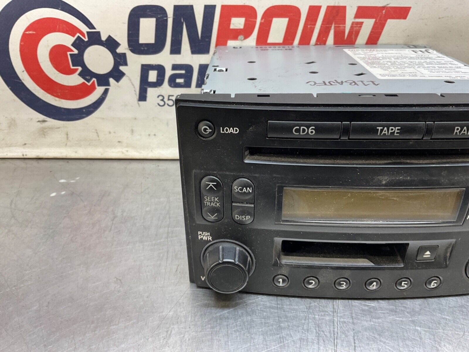 2004 Nissan Z33 350Z Radio Stereo Unit with CD Player OEM 11BAJFC - On Point Parts Inc
