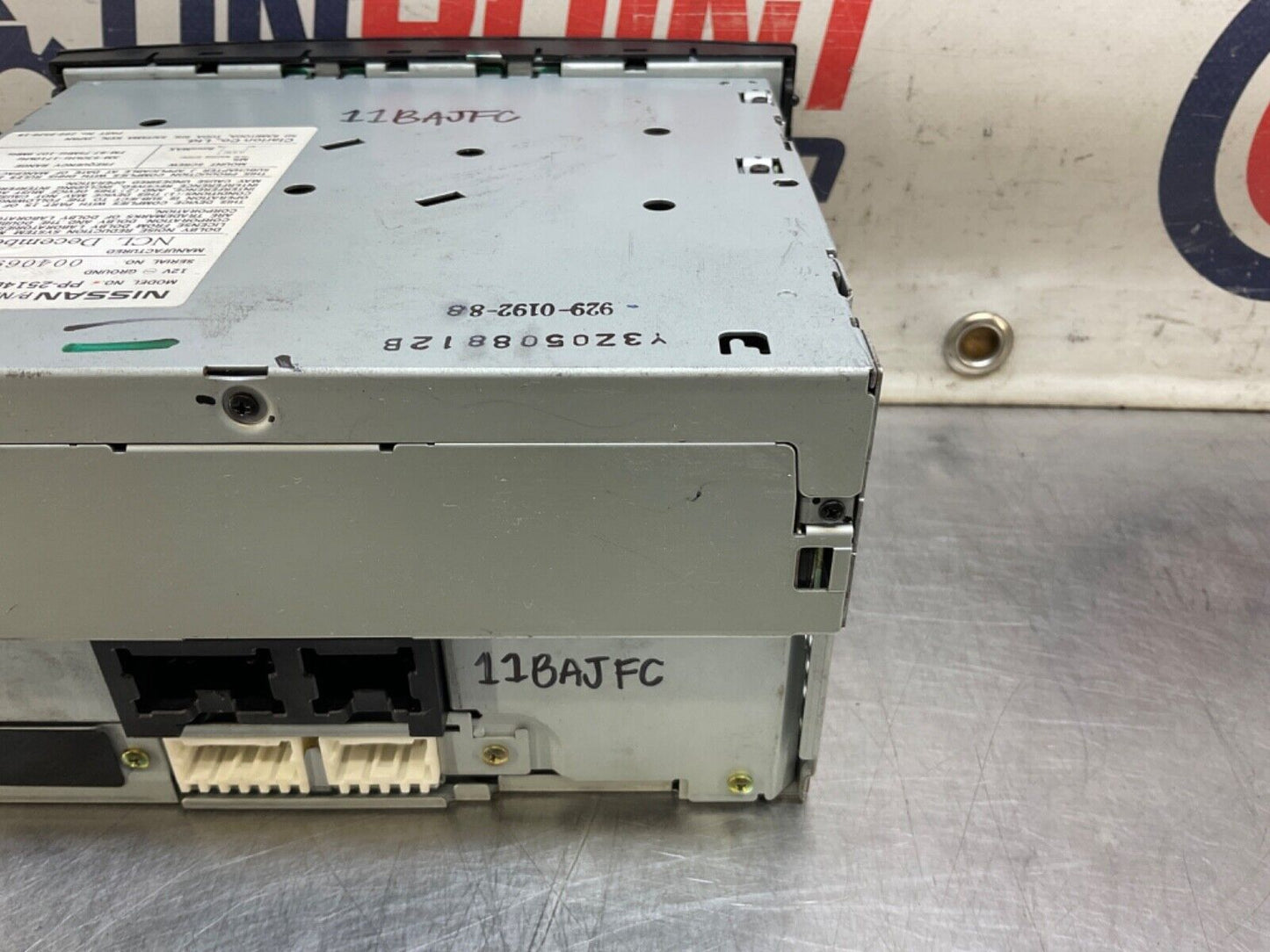 2004 Nissan Z33 350Z Radio Stereo Unit with CD Player OEM 11BAJFC - On Point Parts Inc