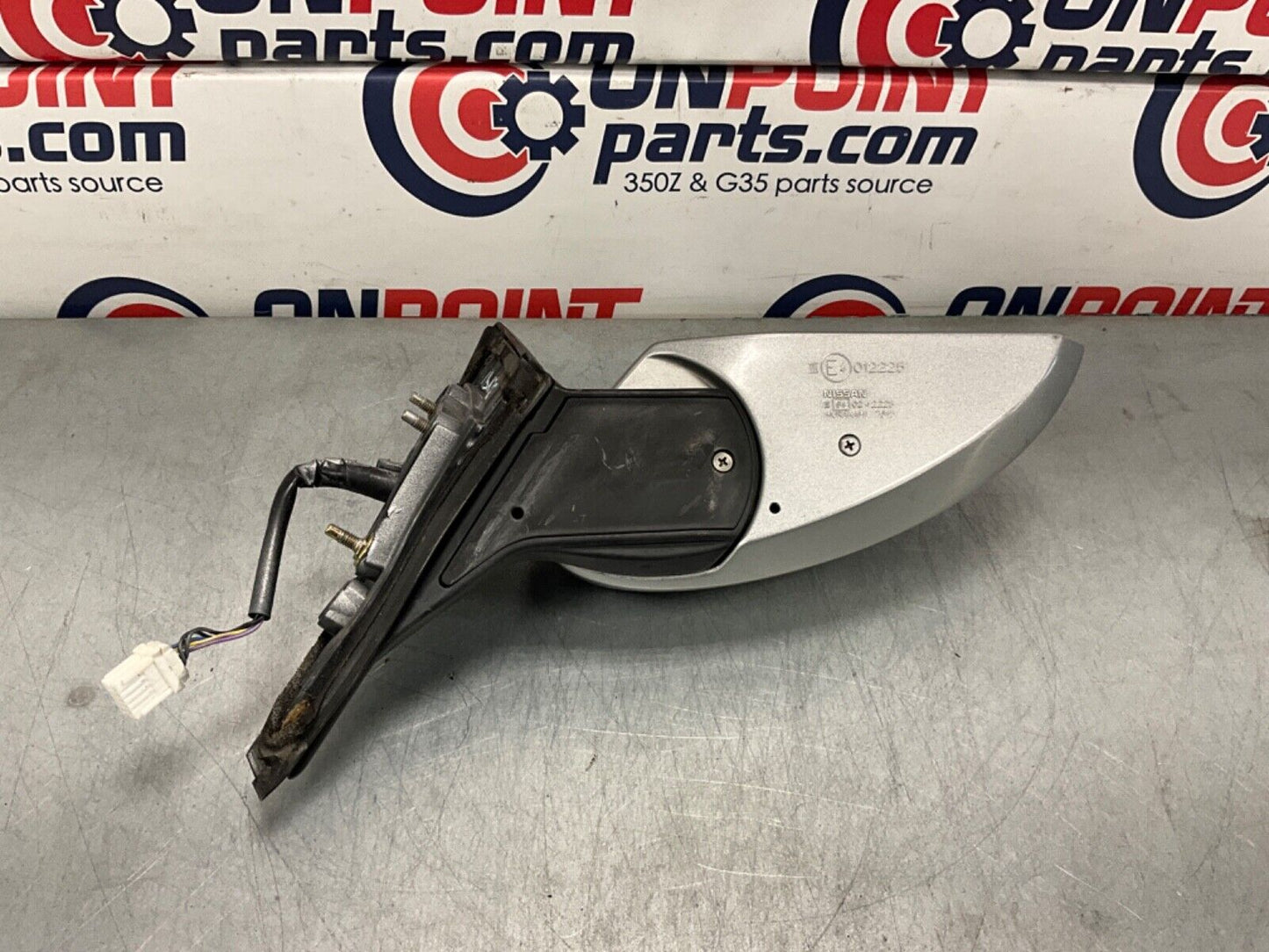 2004 Nissan Z33 350Z Passenger Right Power Side View Mirror OEM 11BAJFE - On Point Parts Inc