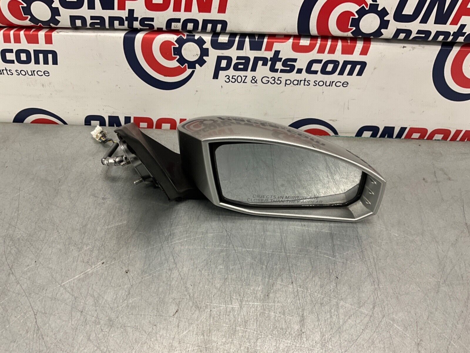 2004 Nissan Z33 350Z Passenger Right Power Side View Mirror OEM 11BAJFE - On Point Parts Inc