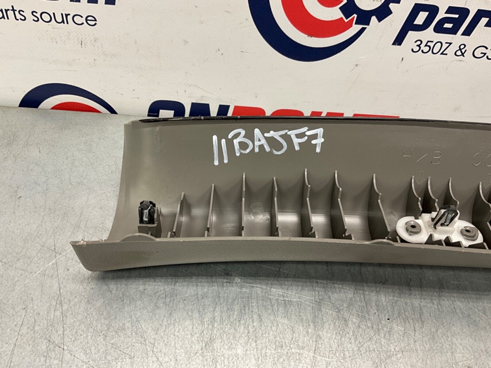 2004 Nissan Z33 350Z Passenger Right Interior A Pillar Trim 76911 OEM 11BAJF7 - On Point Parts Inc