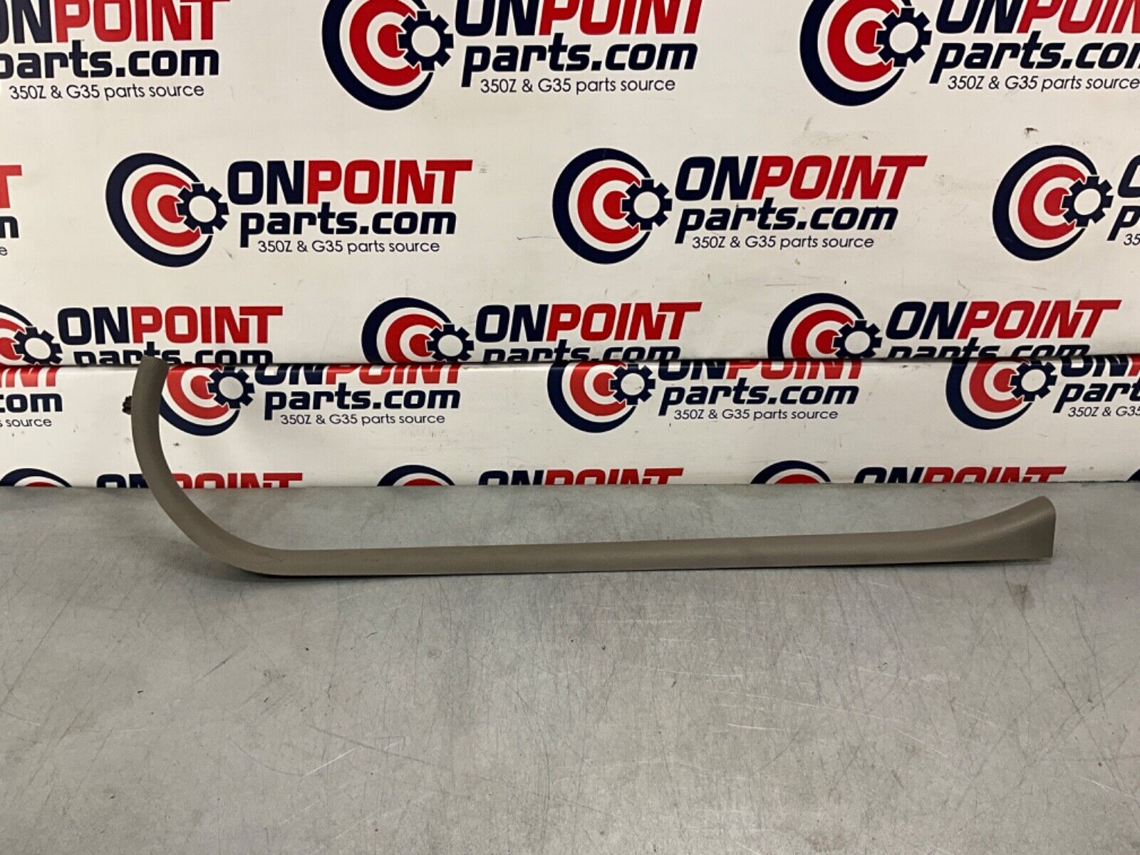 2004 Nissan Z33 350Z Passenger Right Door Threshold Sill Trim 769B4 OEM 11BAJF7 - On Point Parts Inc