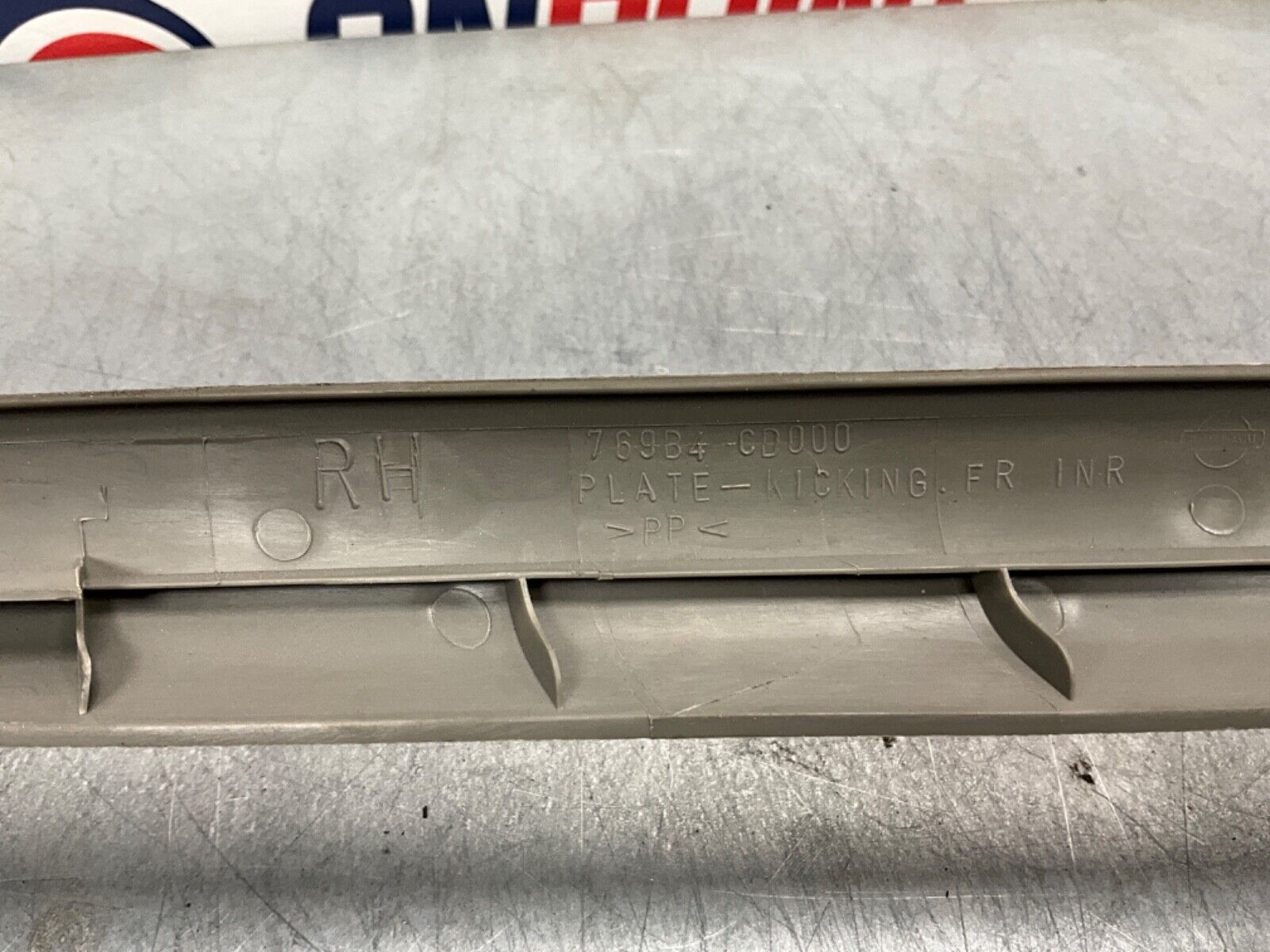 2004 Nissan Z33 350Z Passenger Right Door Threshold Sill Trim 769B4 OEM 11BAJF7 - On Point Parts Inc